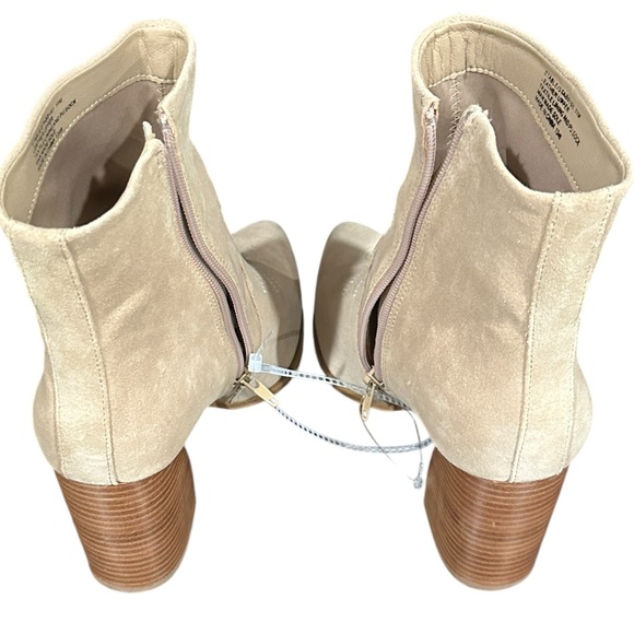 Steve Madden Stable Sand Suede Western Cowboy Ankle Zipper Booties Boots 11 NEW - Picture 7 of 14